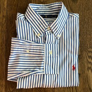 NWT- Ralph Lauren Long Sleeve Button Down Polo sport shirt